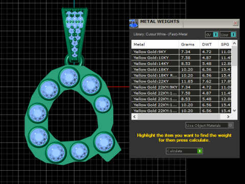 ALPHABET Q PENDANT 3D PRINTABLE MODEL 3D Модель