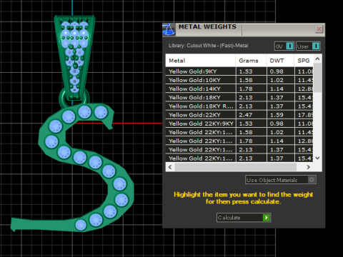 ALPHABET S PENDANT 3D PRINTABLE MODEL Model 3D