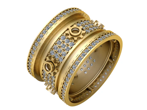 ДОРОГОЦІННА МОДЕЛЬ ОБРУЧОК ДЛЯ 3D ДРУКУ 3D Модель