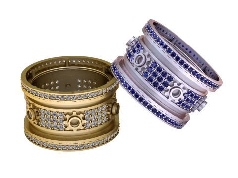 PRECIOUS ENGAGEMENT RING 3D PRINTABLE MODEL 3D Model