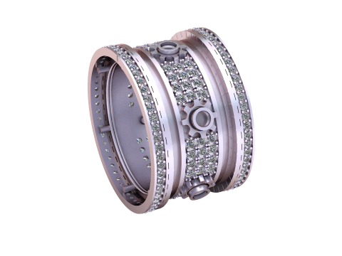 PRECIOUS ENGAGEMENT RING 3D PRINTABLE MODEL 3D Model