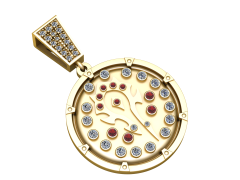 PRECIOUS GLAMIRA PENDANT 3D PRINTABLE MODEL Modèle 3D