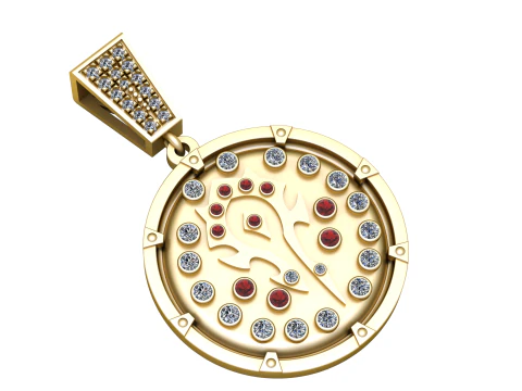 PRECIOUS GLAMIRA PENDANT 3D PRINTABLE MODEL 3D Model