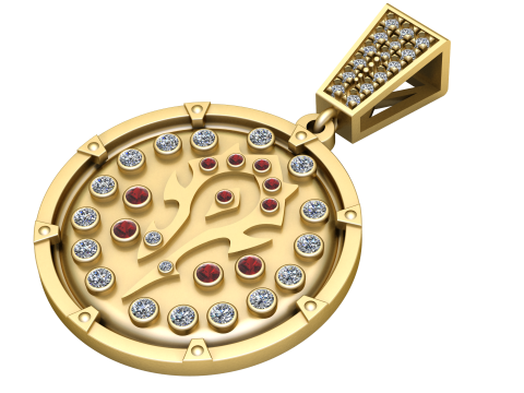 PRECIOUS GLAMIRA PENDANT 3D PRINTABLE MODEL 3D मॉडल