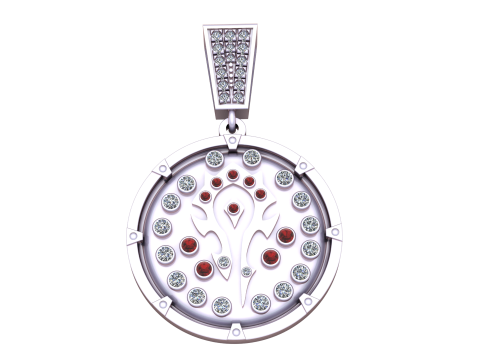 PRECIOUS GLAMIRA PENDANT 3D PRINTABLE MODEL 3D मॉडल