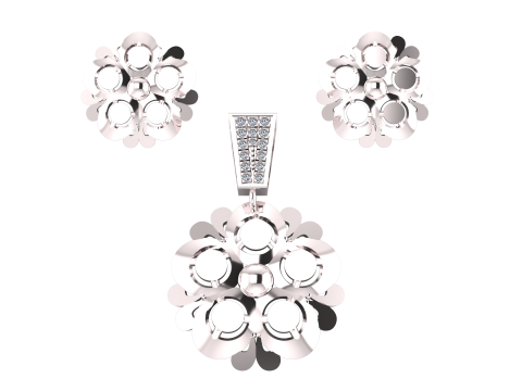 FANCY LOCKET SET 3D PRINTABLE MODEL 3Dモデル