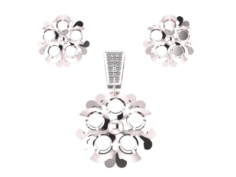 FANCY LOCKET SET 3D PRINTABLE MODEL 3D Model