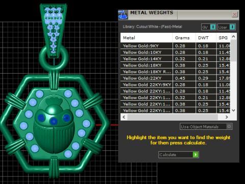 BEETLE DESIGN PENDANT 3D PRINTABLE MODEL 3D Model