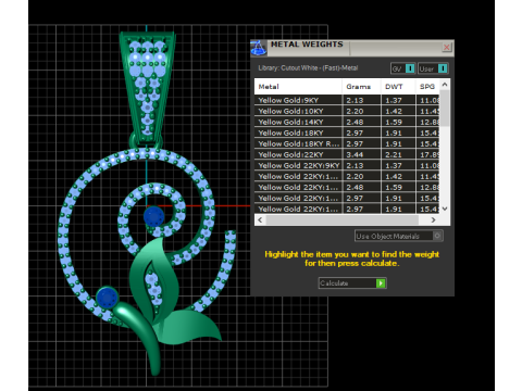 FLOWER STYLE PENDANT 3D PRINTABLE MODEL 3D Model