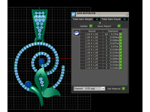 FLOWER STYLE PENDANT 3D PRINTABLE MODEL 3D Model