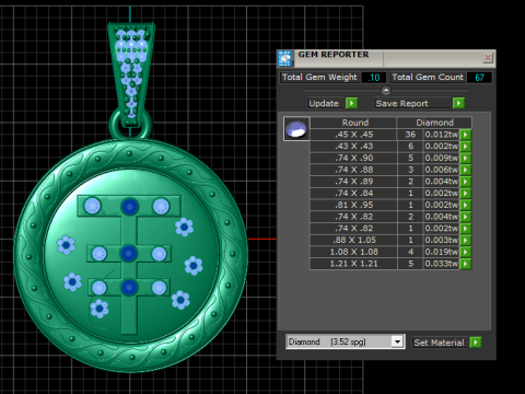 GREEK PENDANT 3D PRINTABLE MODEL 3D Model