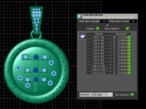 GREEK PENDANT 3D PRINTABLE MODEL 3D Model
