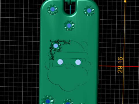 LUCKY CHARM PENDANT 3D PRINTABLE MODEL 3Dモデル