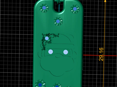 LUCKY CHARM PENDANT 3D PRINTABLE MODEL 3D Model