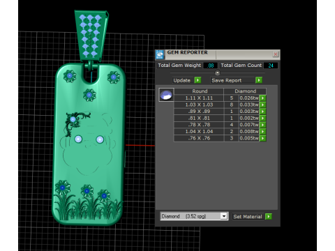 LUCKY CHARM PENDANT 3D PRINTABLE MODEL 3Dモデル