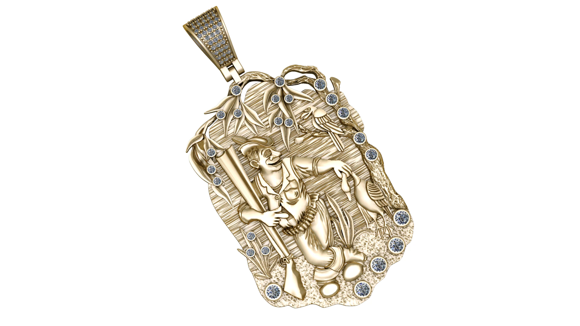 MEN PENDANT 3D PRINTABLE MODEL 3D Model .c4d .max .obj .3ds .fbx .stl .blend 