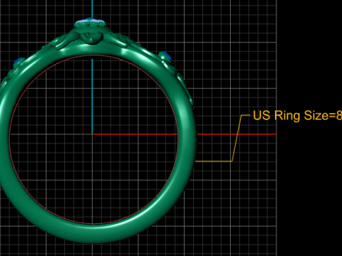 WEDDING RING 3D PRINTABLE MODEL 3D Model