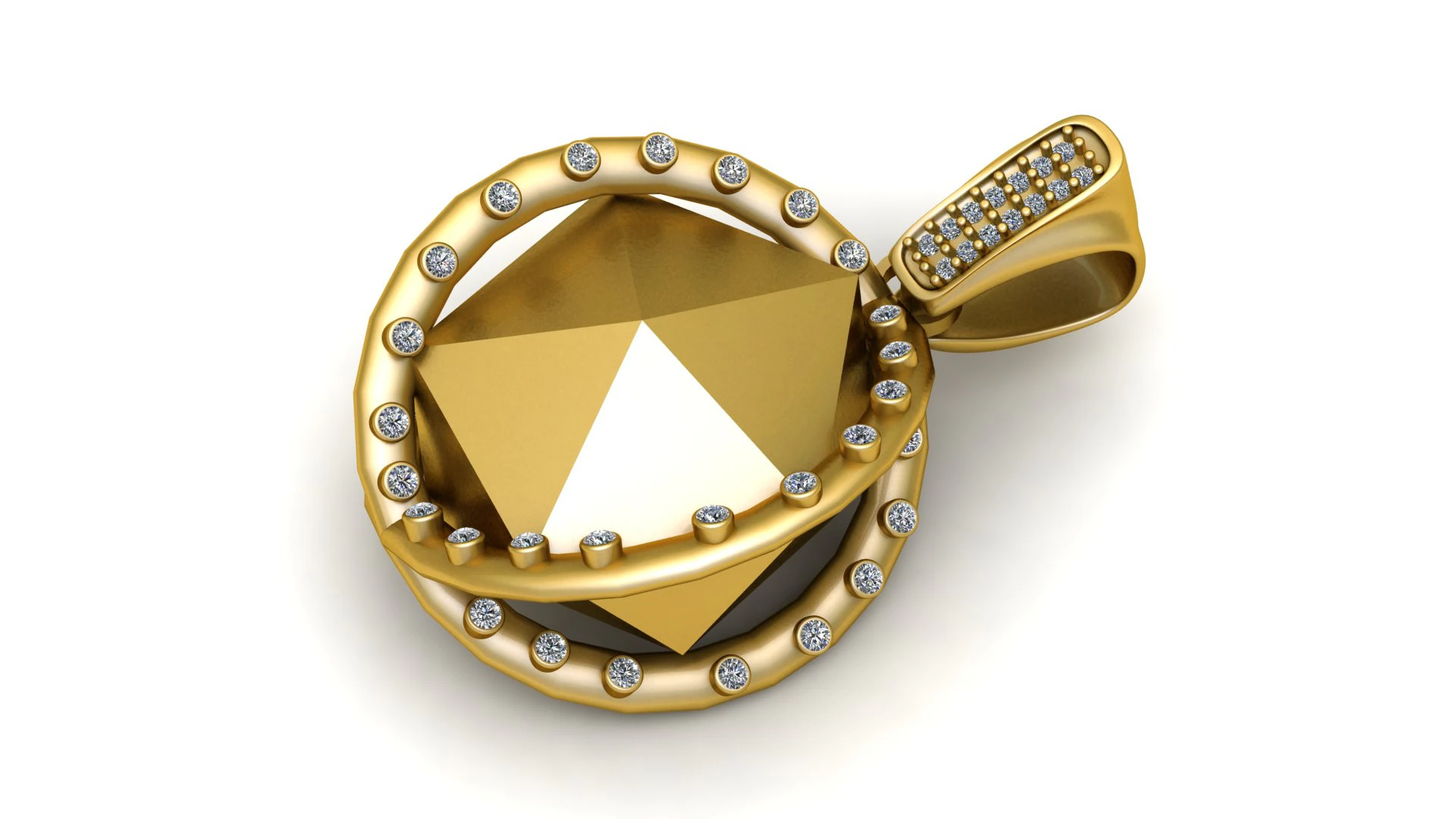 UNIQUE DESIGN PENDANT 3D PRINTABLE MODEL 3D Model .c4d .max .obj .3ds .fbx .stl .blend