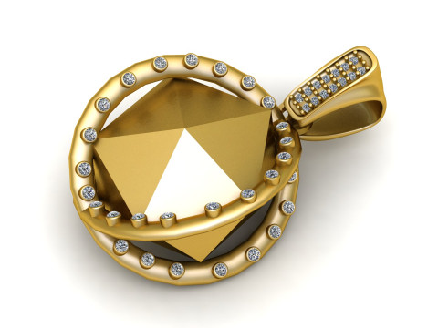 UNIQUE DESIGN PENDANT 3D PRINTABLE MODEL 3D Model