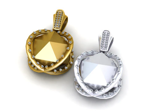 UNIQUE DESIGN PENDANT 3D PRINTABLE MODEL 3D Model