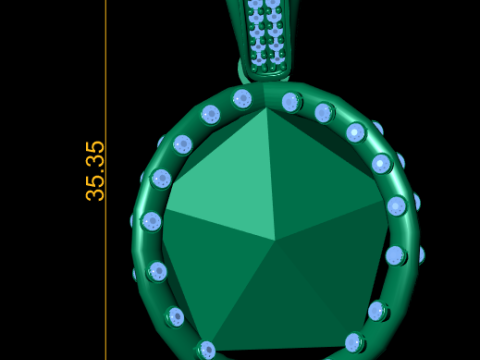 UNIQUE DESIGN PENDANT 3D PRINTABLE MODEL 3D Модель