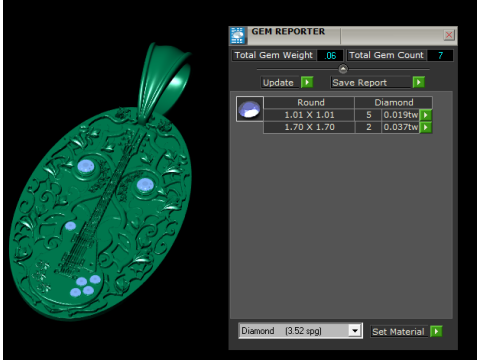 GUITAR DESIGN PENDANT 3D PRINTABLE MODEL Modello 3D