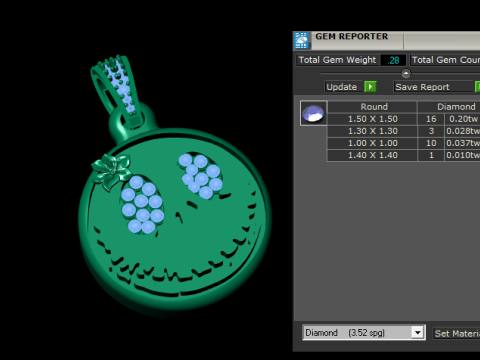 CREEPY FACE PENDANT 3D PRINTABLE MODEL 3D Modell