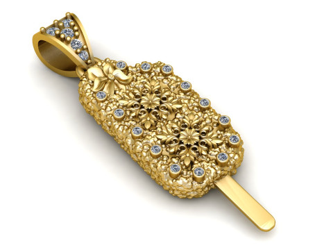 STICK ICECREAM PENDANT 3D PRINTABLE MODEL 3D 模型