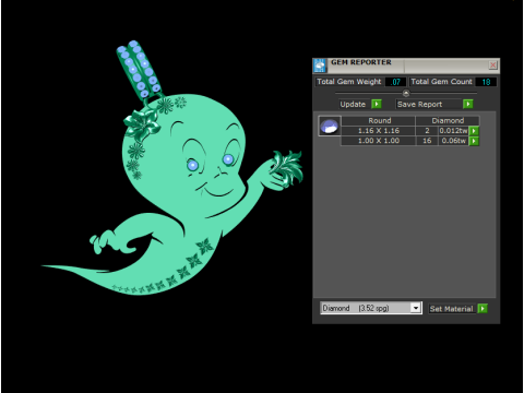 CASPER CARTOON PENDANT 3D PRINTABLE MODEL 3Dモデル