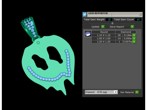 HIP HOP GHOST PENDANT 3D PRINTABLE MODEL 3D 模型
