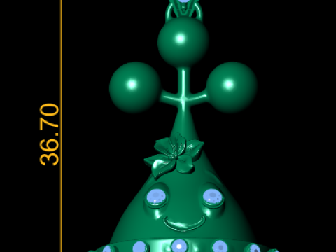 CUTE CARTOON PENDANT 3D PRINTABLE MODEL Modèle 3D