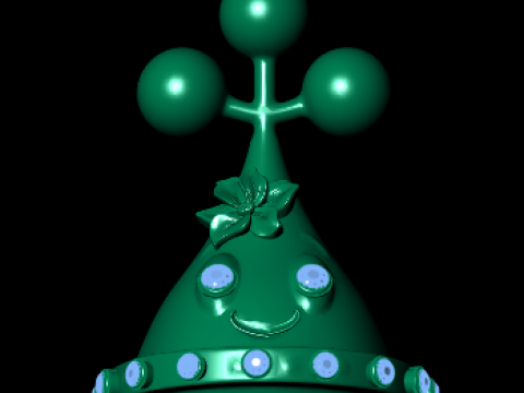 CUTE CARTOON PENDANT 3D PRINTABLE MODEL Modèle 3D