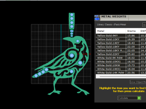 PIGEON BIRD PENDANT 3D PRINTABLE MODEL 3Dモデル
