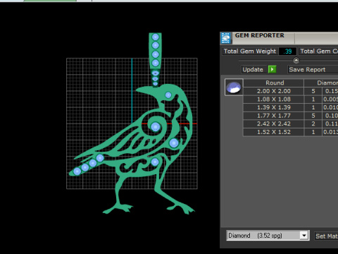 PIGEON BIRD PENDANT 3D PRINTABLE MODEL 3Dモデル