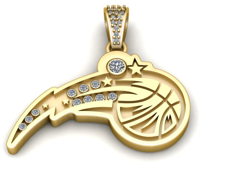 FLYING BALL PENDANT 3D PRINTABLE MODEL 3D Модель