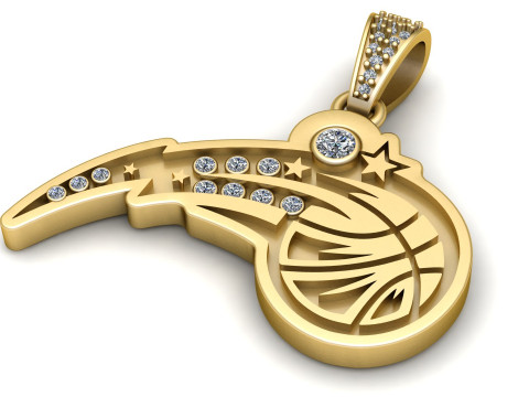 FLYING BALL PENDANT 3D PRINTABLE MODEL 3D Model