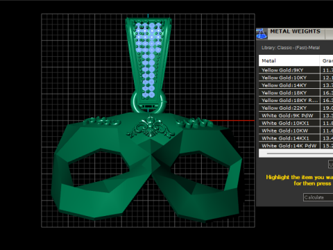 FACE MASK PENDANT 3D PRINTABLE MODEL 3D Model