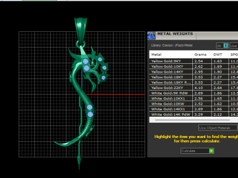 SERPENT DRAGON PENDANT 3D PRINTABLE MODEL 3D Model