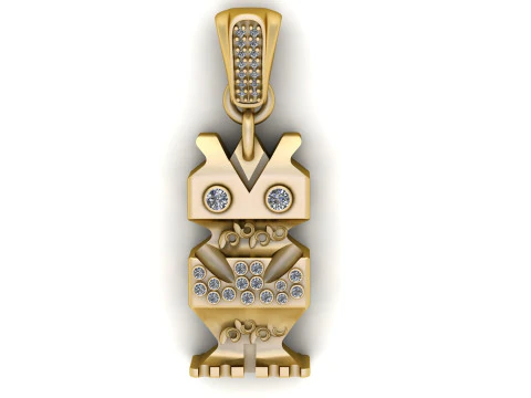 UNIQUE PENDANT 3D PRINTABLE MODEL 3D Model