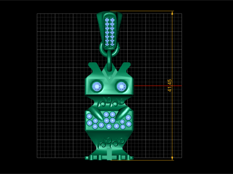 UNIQUE PENDANT 3D PRINTABLE MODEL 3Dモデル
