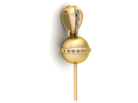 LOLLYPOP CANDY PENDANT 3D PRINTABLE MODEL 3D 모델