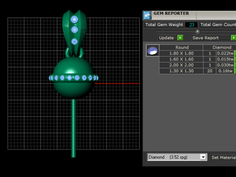 LOLLYPOP CANDY PENDANT 3D PRINTABLE MODEL 3D 모델