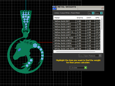 HORSE FACE COIN PENDANT 3D PRINTABLE MODEL Modelo 3D
