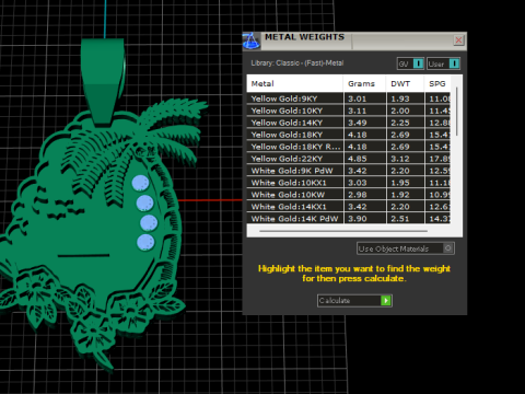 ISLAND STYLE PENDANT 3D PRINTABLE MODEL 3D Model