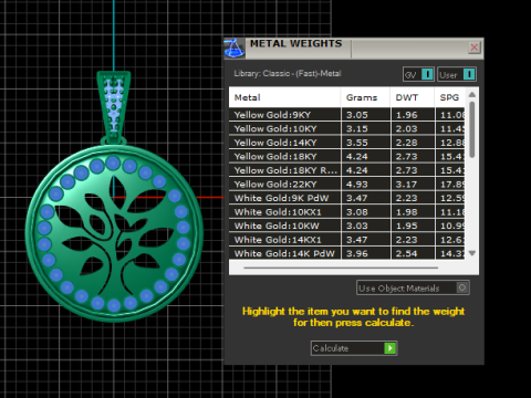 TREE COIN PENDANT 3D PRINTABLE MODEL 3D Model