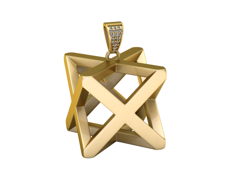 STYLISH DESIGN PENDANT 3D PRINTABLE MODEL Modelo 3D