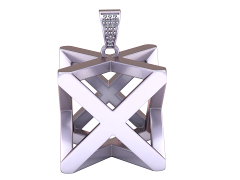 STYLISH DESIGN PENDANT 3D PRINTABLE MODEL Modelo 3D