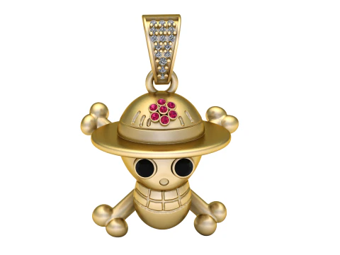 WISIOREK Z TWARZĄ CZASZKI MODEL DO WYDRUKOWANIA 3D Model 3D