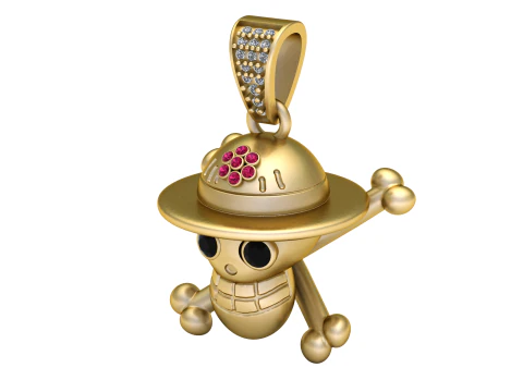 SKULL FACE PENDANT 3D PRINTABLE MODEL 3D Model