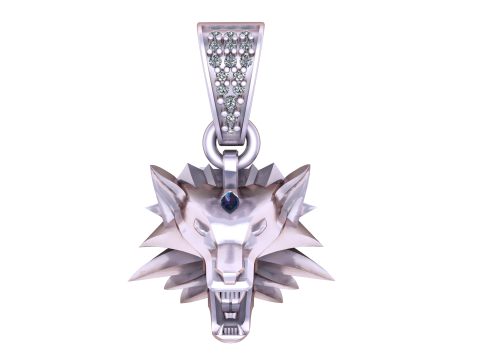 ANIMAL FACE PENDANT 3D PRINTABLE MODEL 3D Model